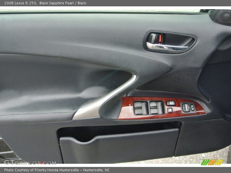 Black Sapphire Pearl / Black 2008 Lexus IS 250