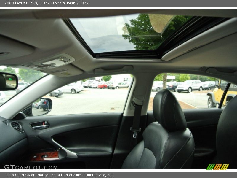Black Sapphire Pearl / Black 2008 Lexus IS 250
