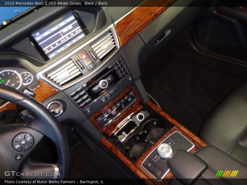 Black / Black 2010 Mercedes-Benz E 350 4Matic Sedan