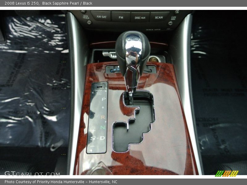 Black Sapphire Pearl / Black 2008 Lexus IS 250