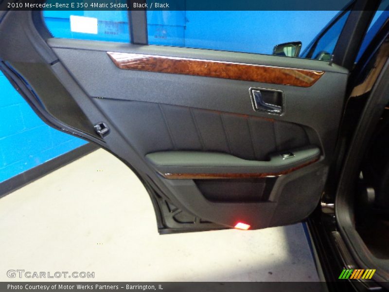 Black / Black 2010 Mercedes-Benz E 350 4Matic Sedan
