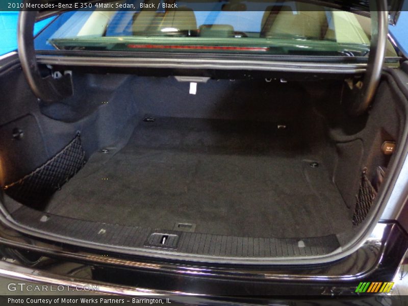 Black / Black 2010 Mercedes-Benz E 350 4Matic Sedan