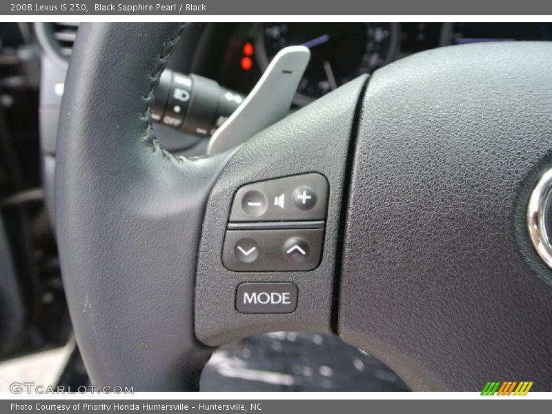 Black Sapphire Pearl / Black 2008 Lexus IS 250