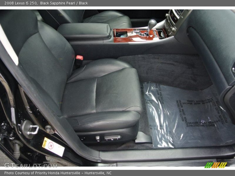 Black Sapphire Pearl / Black 2008 Lexus IS 250