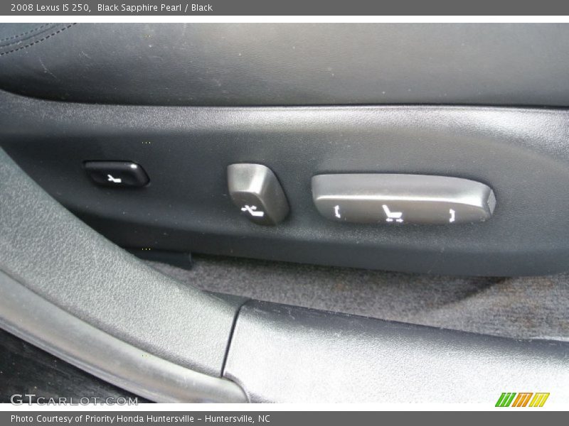 Black Sapphire Pearl / Black 2008 Lexus IS 250