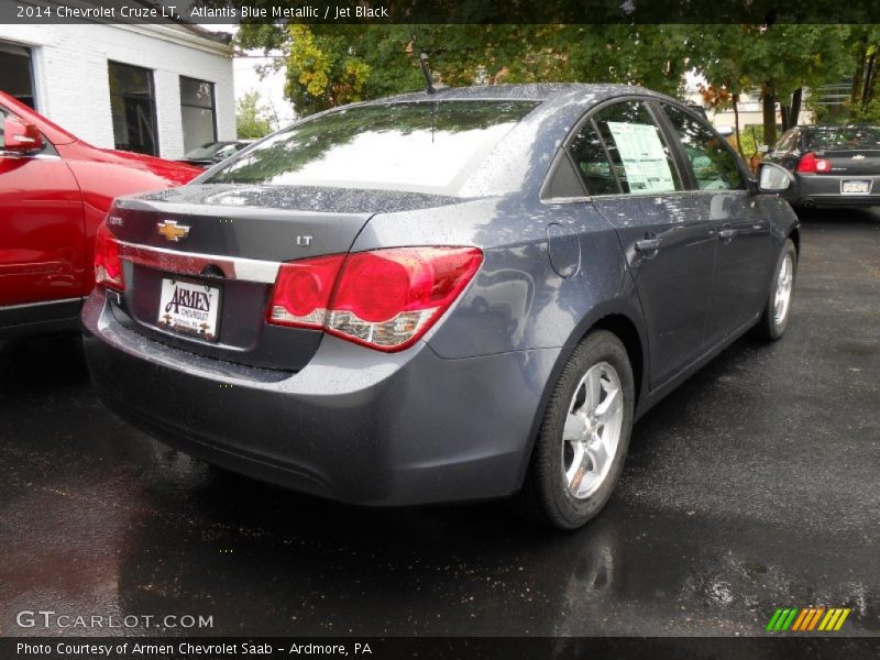 Atlantis Blue Metallic / Jet Black 2014 Chevrolet Cruze LT