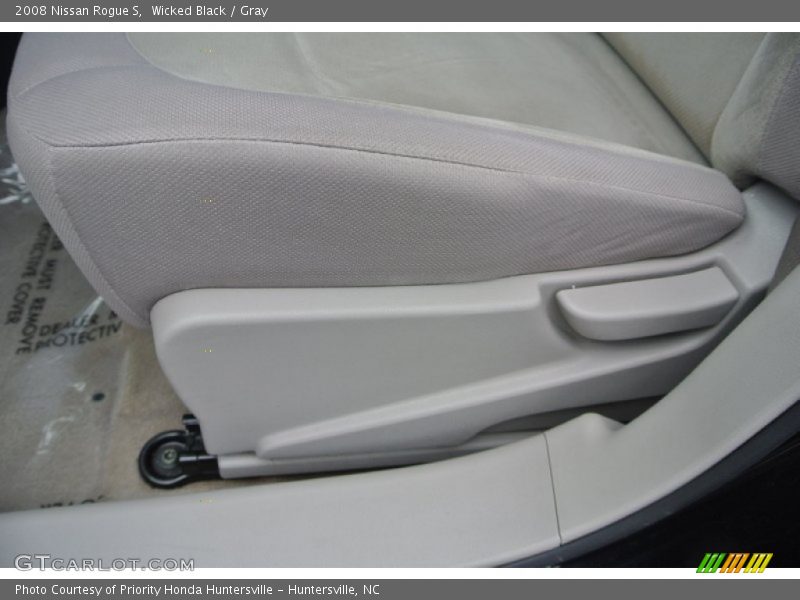 Wicked Black / Gray 2008 Nissan Rogue S