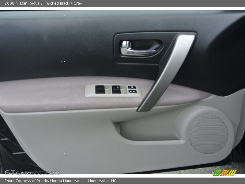 Wicked Black / Gray 2008 Nissan Rogue S