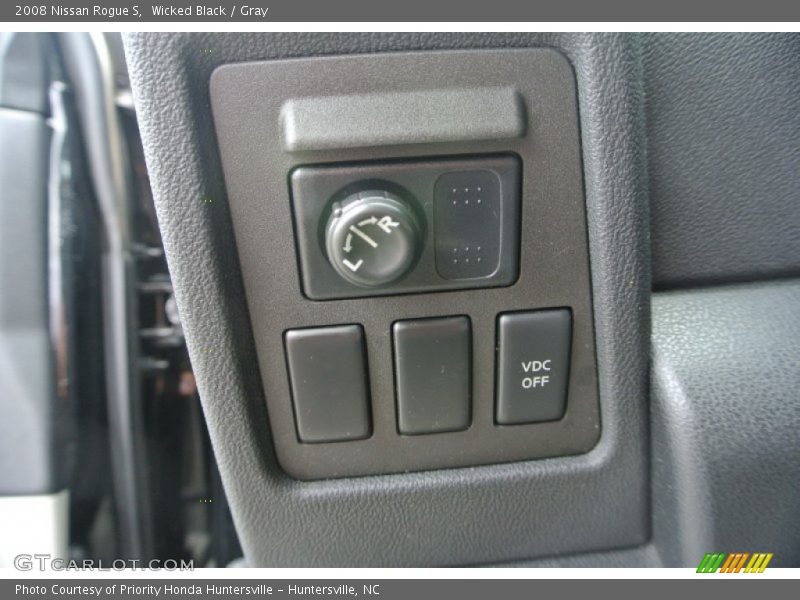 Wicked Black / Gray 2008 Nissan Rogue S