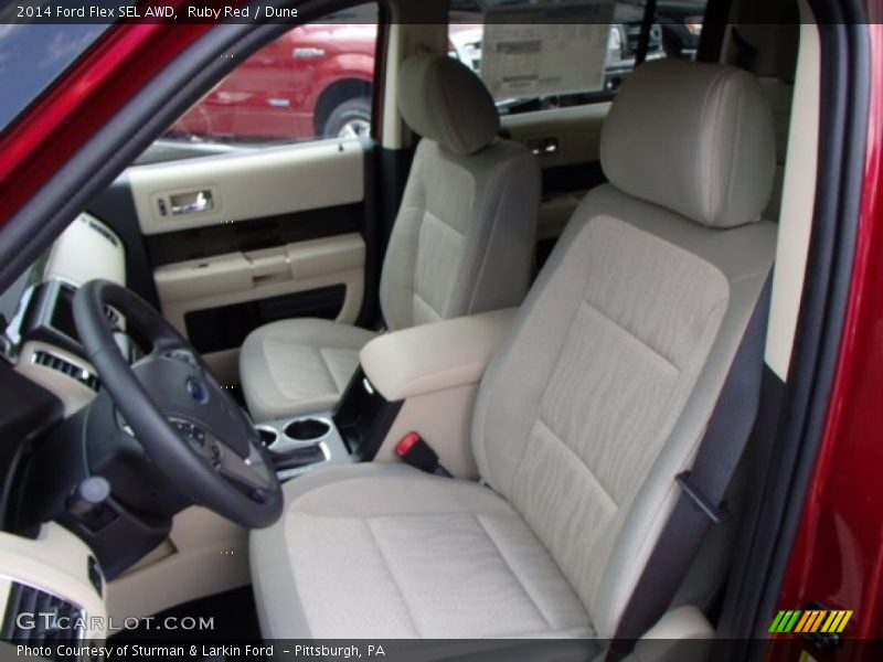 Front Seat of 2014 Flex SEL AWD