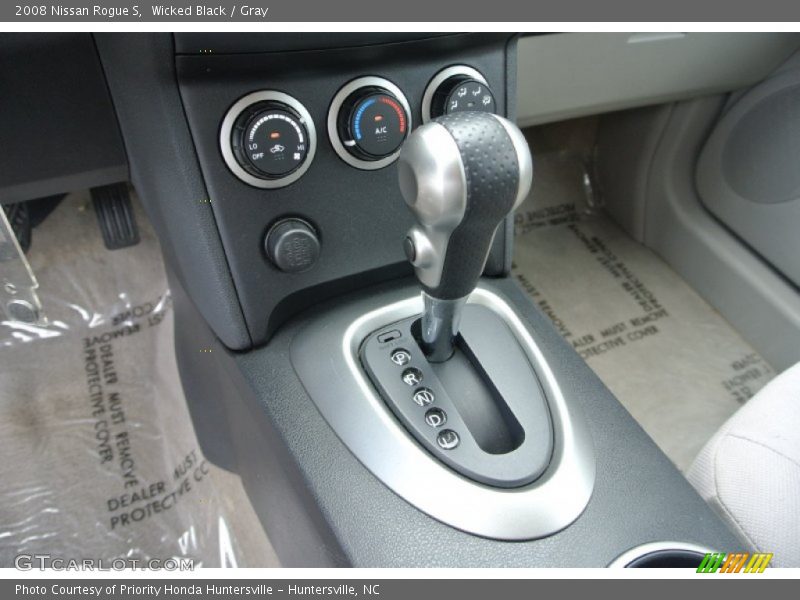 Wicked Black / Gray 2008 Nissan Rogue S