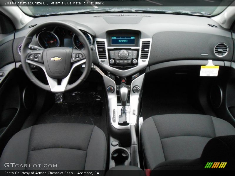 Atlantis Blue Metallic / Jet Black 2014 Chevrolet Cruze LT