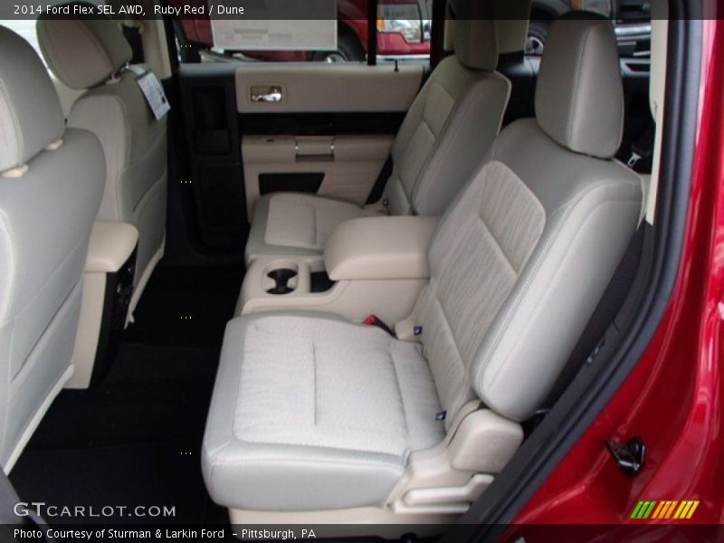 Rear Seat of 2014 Flex SEL AWD