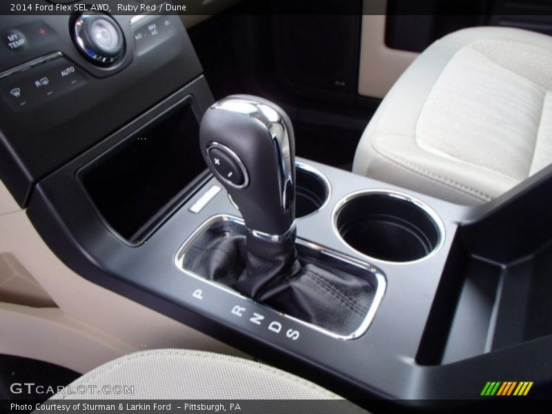 Ruby Red / Dune 2014 Ford Flex SEL AWD