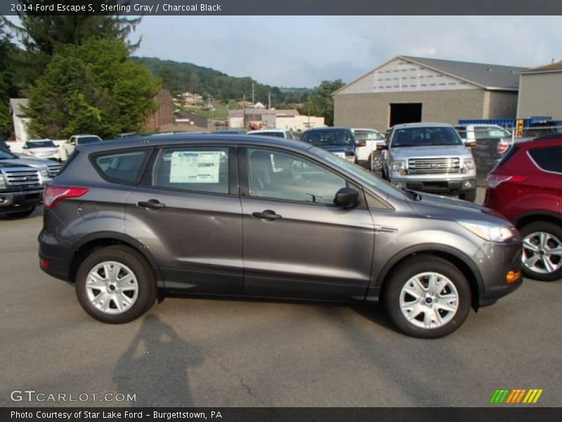 Sterling Gray / Charcoal Black 2014 Ford Escape S