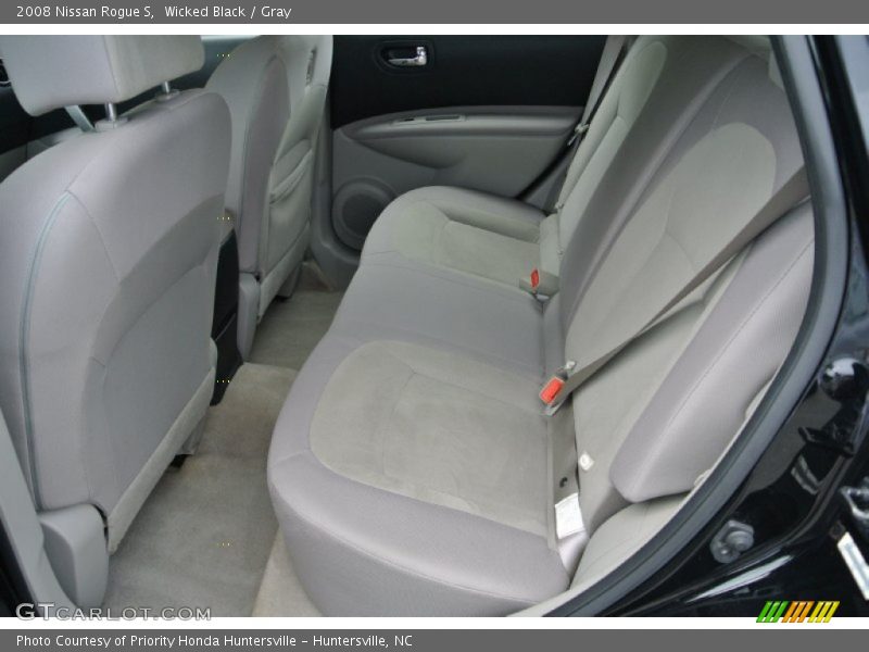 Wicked Black / Gray 2008 Nissan Rogue S