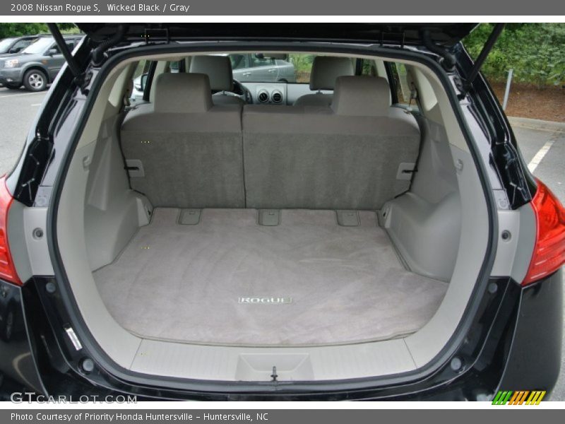 Wicked Black / Gray 2008 Nissan Rogue S