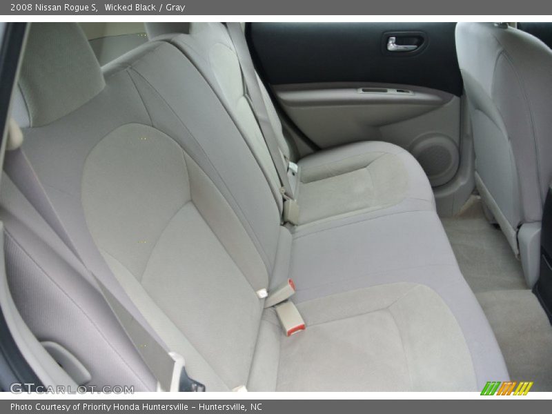 Wicked Black / Gray 2008 Nissan Rogue S