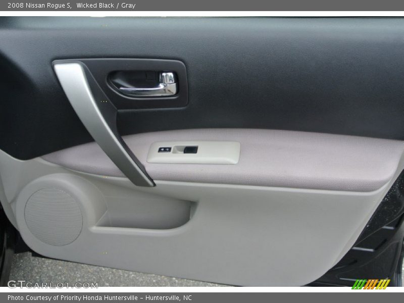 Wicked Black / Gray 2008 Nissan Rogue S
