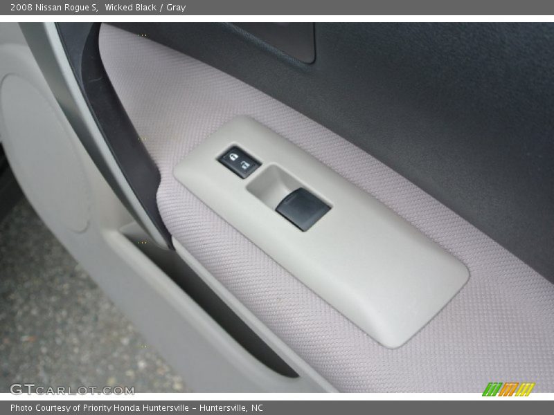 Wicked Black / Gray 2008 Nissan Rogue S