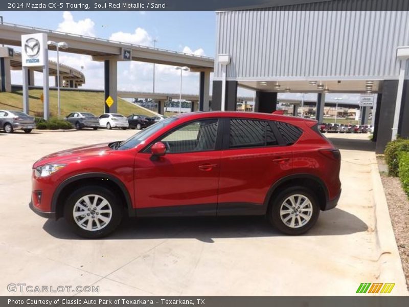 Soul Red Metallic / Sand 2014 Mazda CX-5 Touring