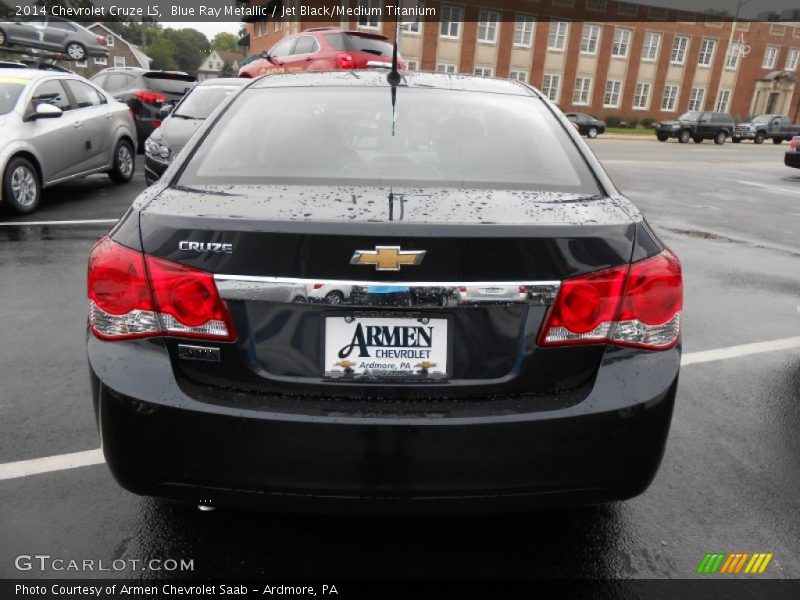 Blue Ray Metallic / Jet Black/Medium Titanium 2014 Chevrolet Cruze LS