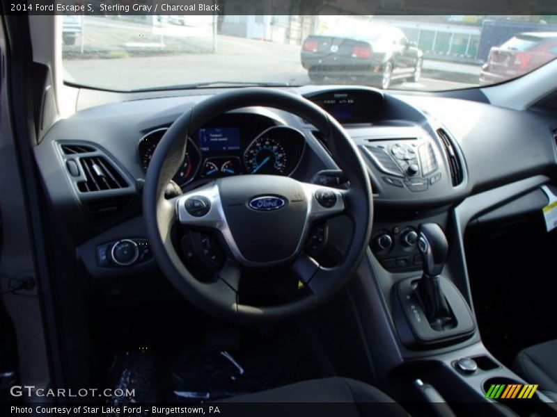 Sterling Gray / Charcoal Black 2014 Ford Escape S