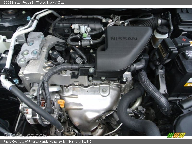 Wicked Black / Gray 2008 Nissan Rogue S