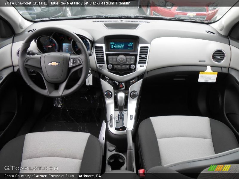 Blue Ray Metallic / Jet Black/Medium Titanium 2014 Chevrolet Cruze LS