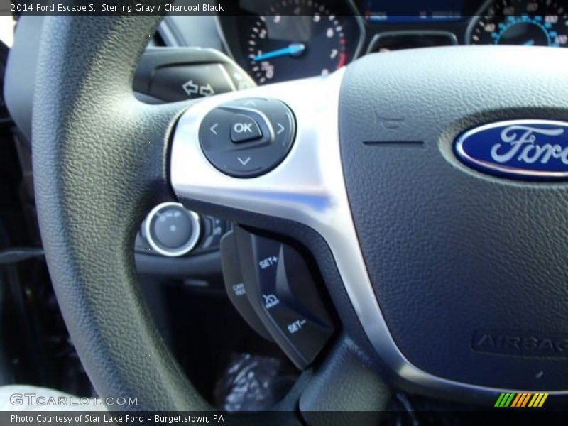 Sterling Gray / Charcoal Black 2014 Ford Escape S