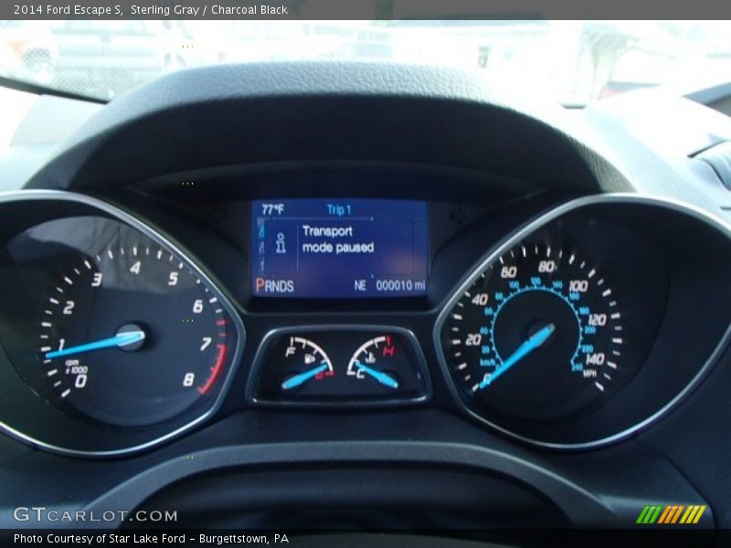 Sterling Gray / Charcoal Black 2014 Ford Escape S