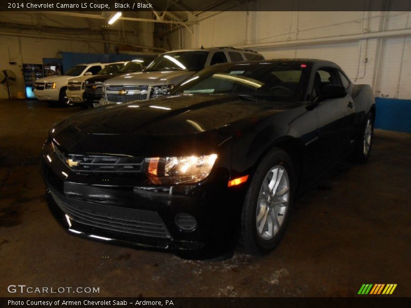 Black / Black 2014 Chevrolet Camaro LS Coupe