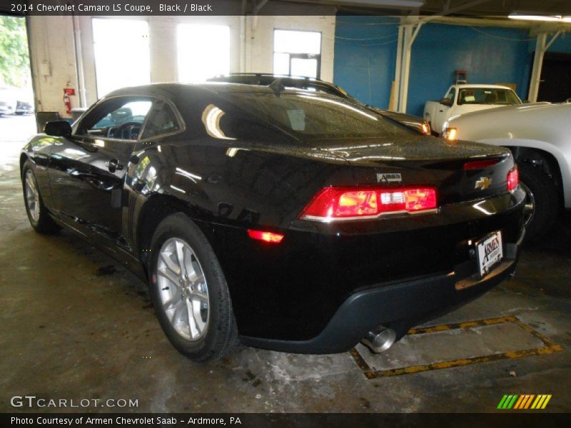 Black / Black 2014 Chevrolet Camaro LS Coupe