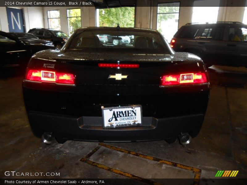 Black / Black 2014 Chevrolet Camaro LS Coupe