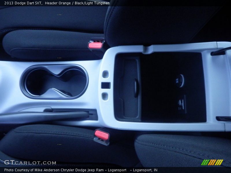 Header Orange / Black/Light Tungsten 2013 Dodge Dart SXT