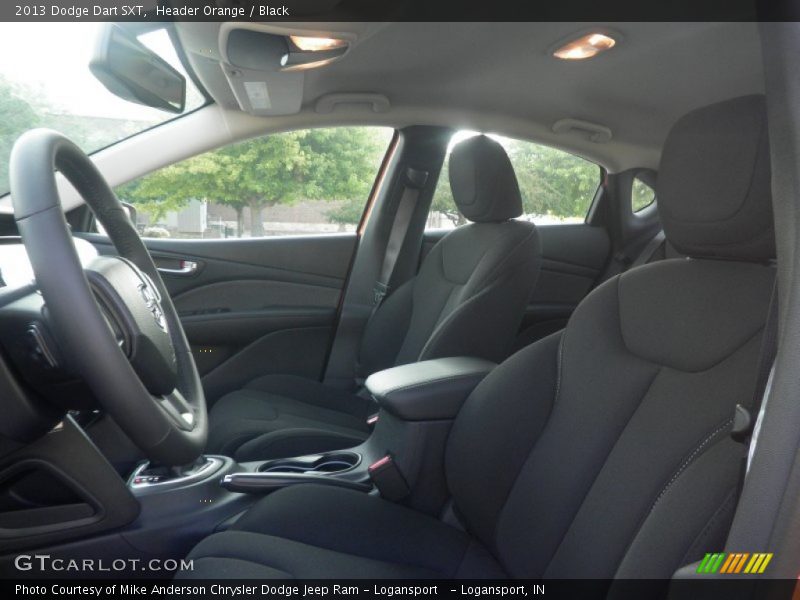 Header Orange / Black 2013 Dodge Dart SXT