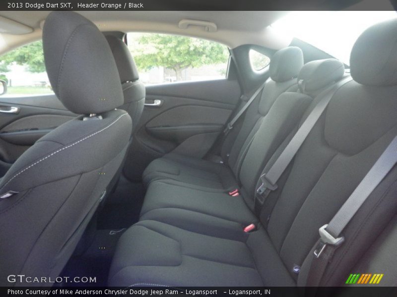 Header Orange / Black 2013 Dodge Dart SXT