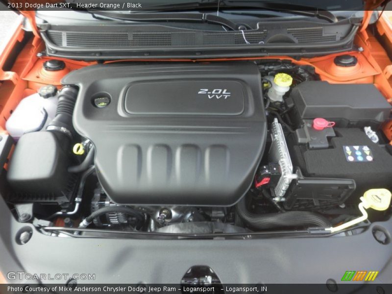 Header Orange / Black 2013 Dodge Dart SXT