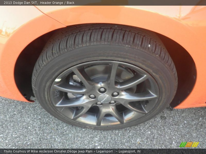 Header Orange / Black 2013 Dodge Dart SXT