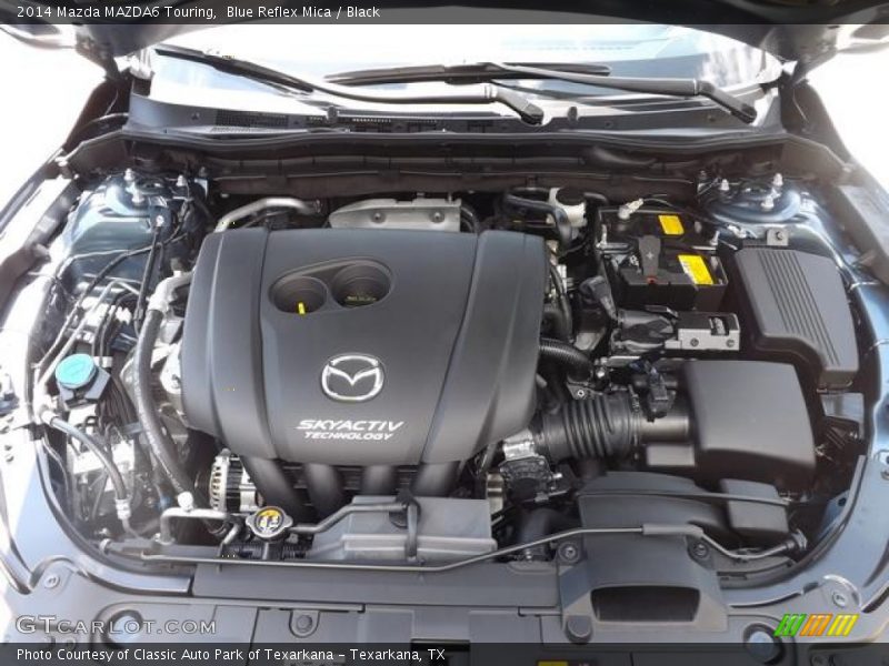 Blue Reflex Mica / Black 2014 Mazda MAZDA6 Touring