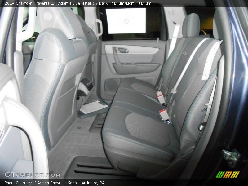 Atlantis Blue Metallic / Dark Titanium/Light Titanium 2014 Chevrolet Traverse LS