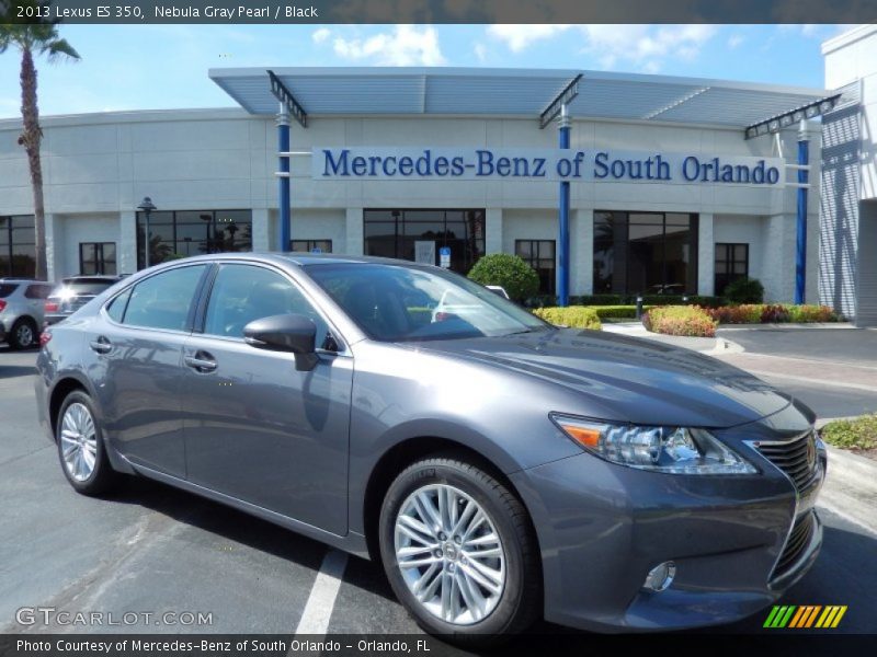 Nebula Gray Pearl / Black 2013 Lexus ES 350