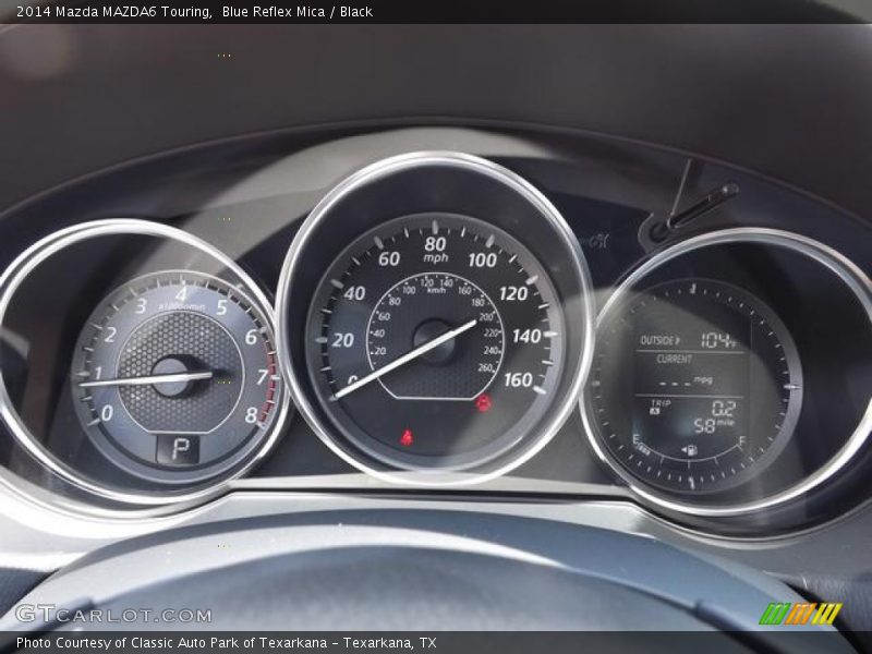 Blue Reflex Mica / Black 2014 Mazda MAZDA6 Touring