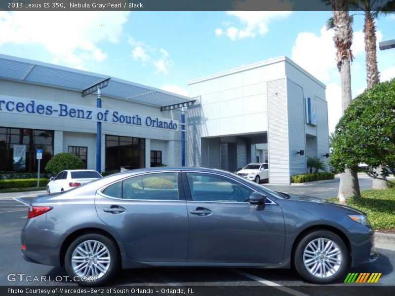 Nebula Gray Pearl / Black 2013 Lexus ES 350