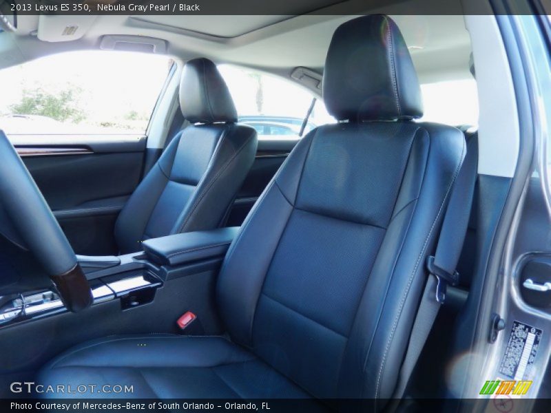 Nebula Gray Pearl / Black 2013 Lexus ES 350