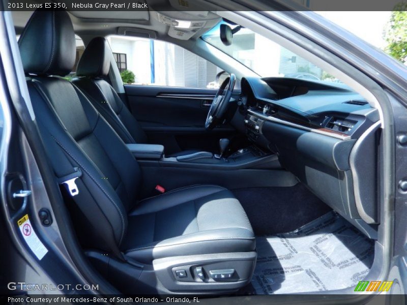 Nebula Gray Pearl / Black 2013 Lexus ES 350