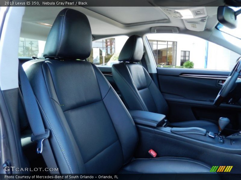 Nebula Gray Pearl / Black 2013 Lexus ES 350