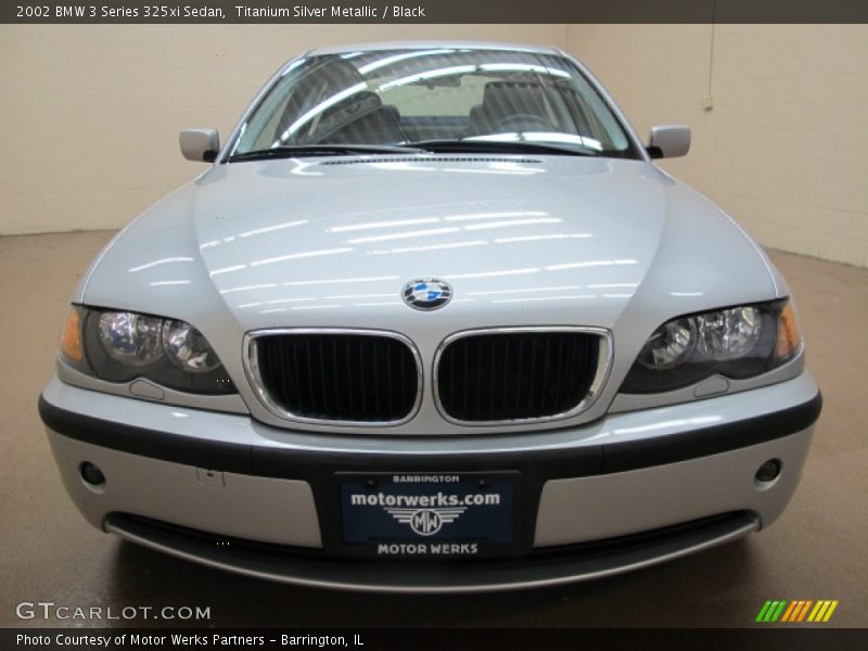 Titanium Silver Metallic / Black 2002 BMW 3 Series 325xi Sedan