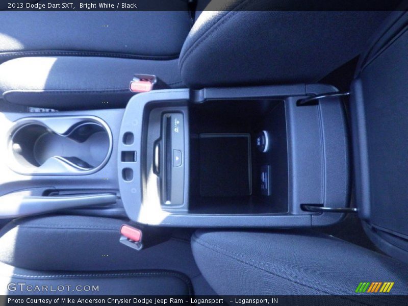 Bright White / Black 2013 Dodge Dart SXT