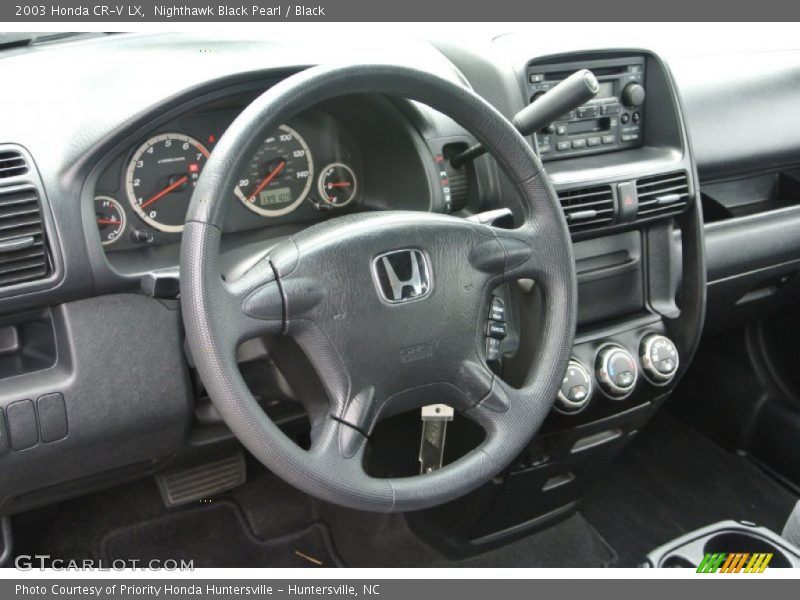 Nighthawk Black Pearl / Black 2003 Honda CR-V LX